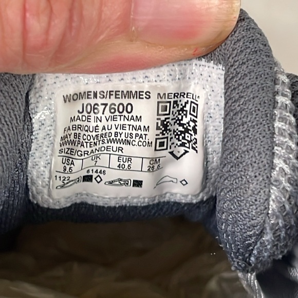 Merrell Antora 3 Hiking Shoes for Ladies Highrise Blue & Grey Size 9.5 J067600 - Picture 16 of 17